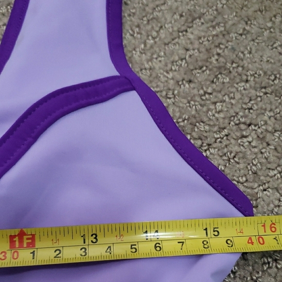 Fashion Nova Let's Go Romper Purple Combo Athletic Dress Medium NWT - Picture 10 of 13